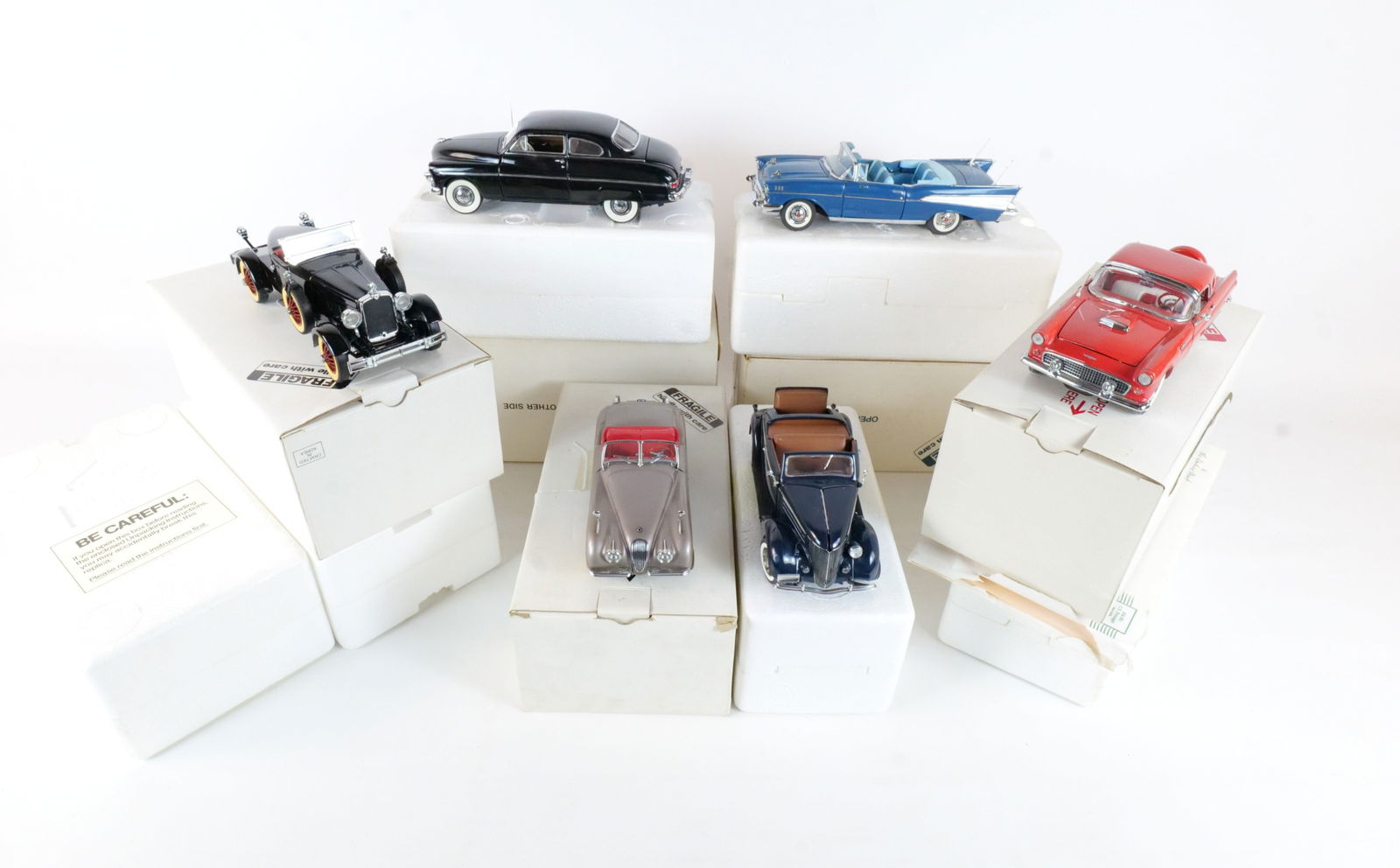 Lot of 6 Danbury Mint Diecast Cars 1:24 Scale (1 of 19)