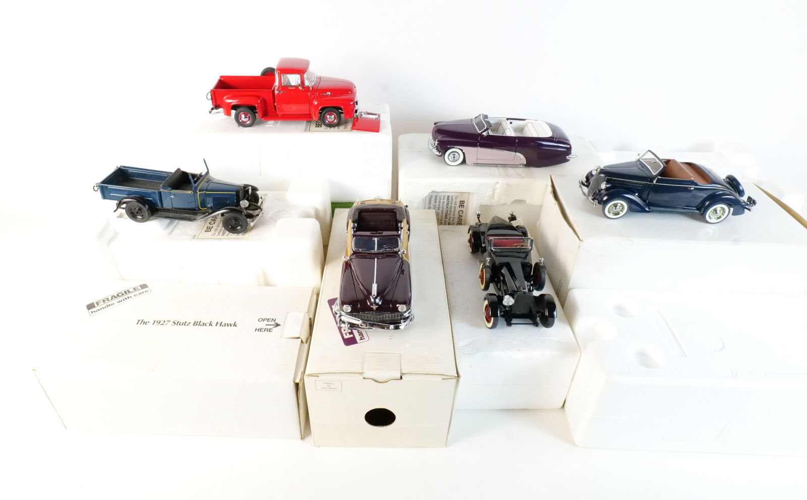 Lot of 6 Danbury Mint Diecast Cars 1:24 Scale (1 of 19)