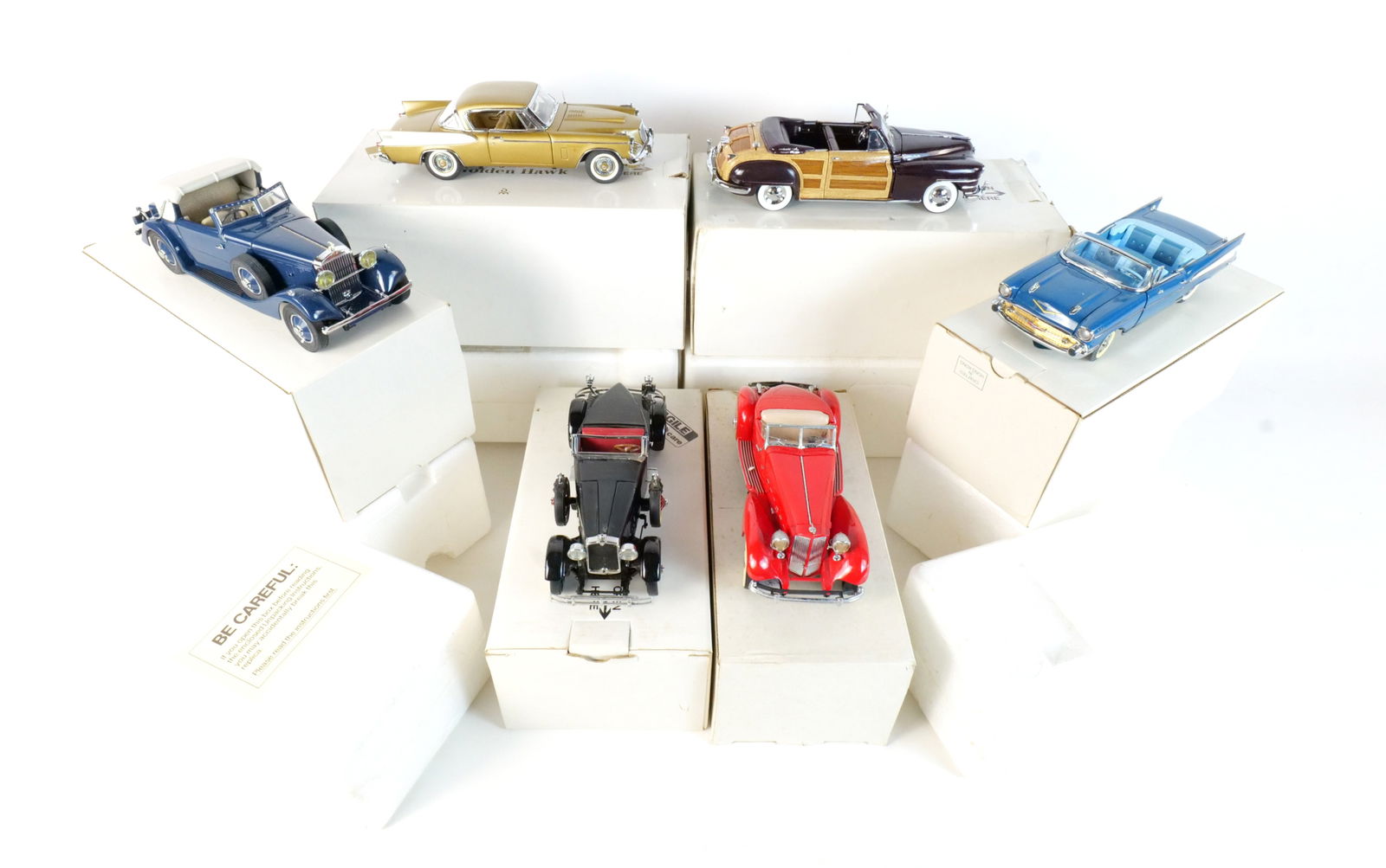 Lot of 6 Danbury Mint Diecast Cars 1:24 Scale (1 of 19)