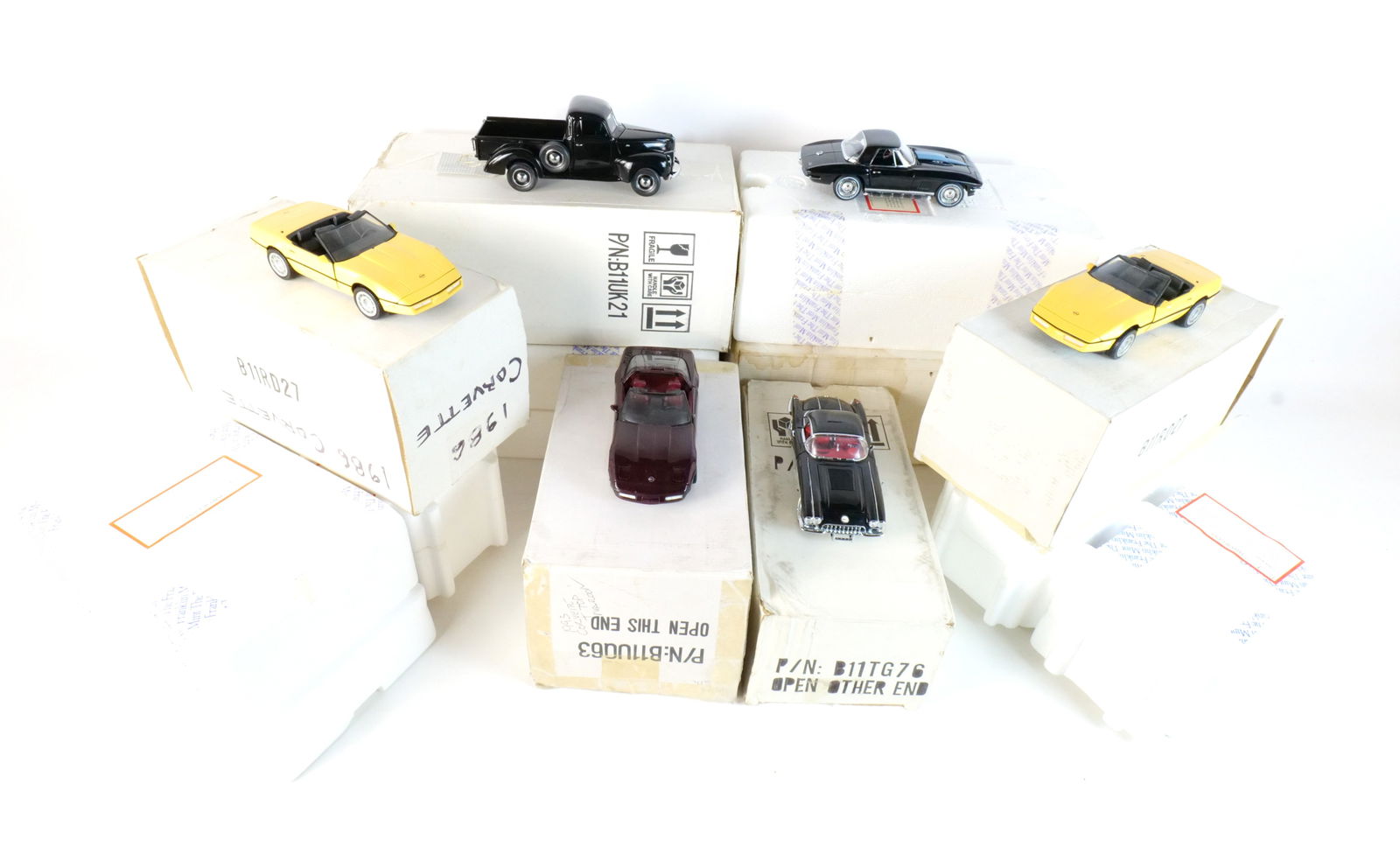 Lot of 6 Franklin Mint Diecast Cars 1:24 Scale (1 of 19)
