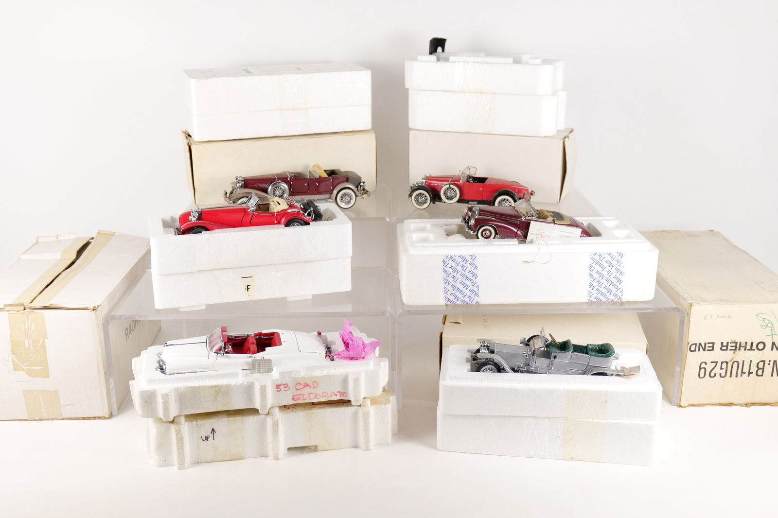 Lot of 6 Franklin Mint Diecast Cars 1:24 Scale (1 of 12)