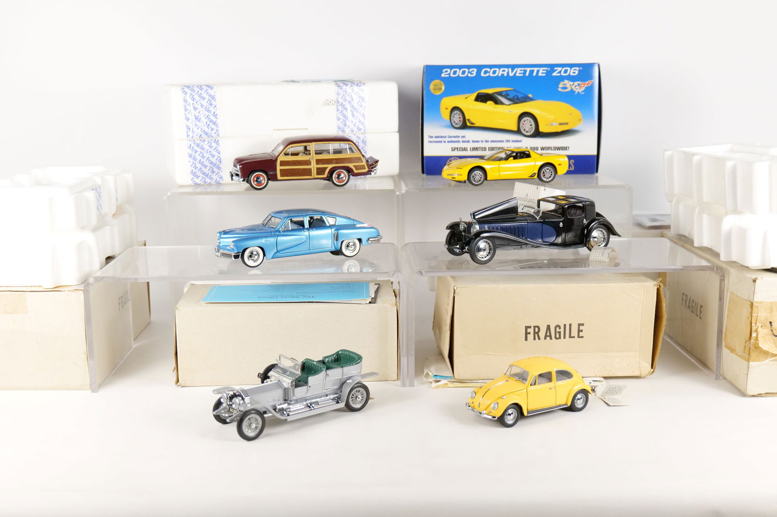 Lot of 6 Franklin Mint 1:24 Scale Diecast Cars (1 of 17)