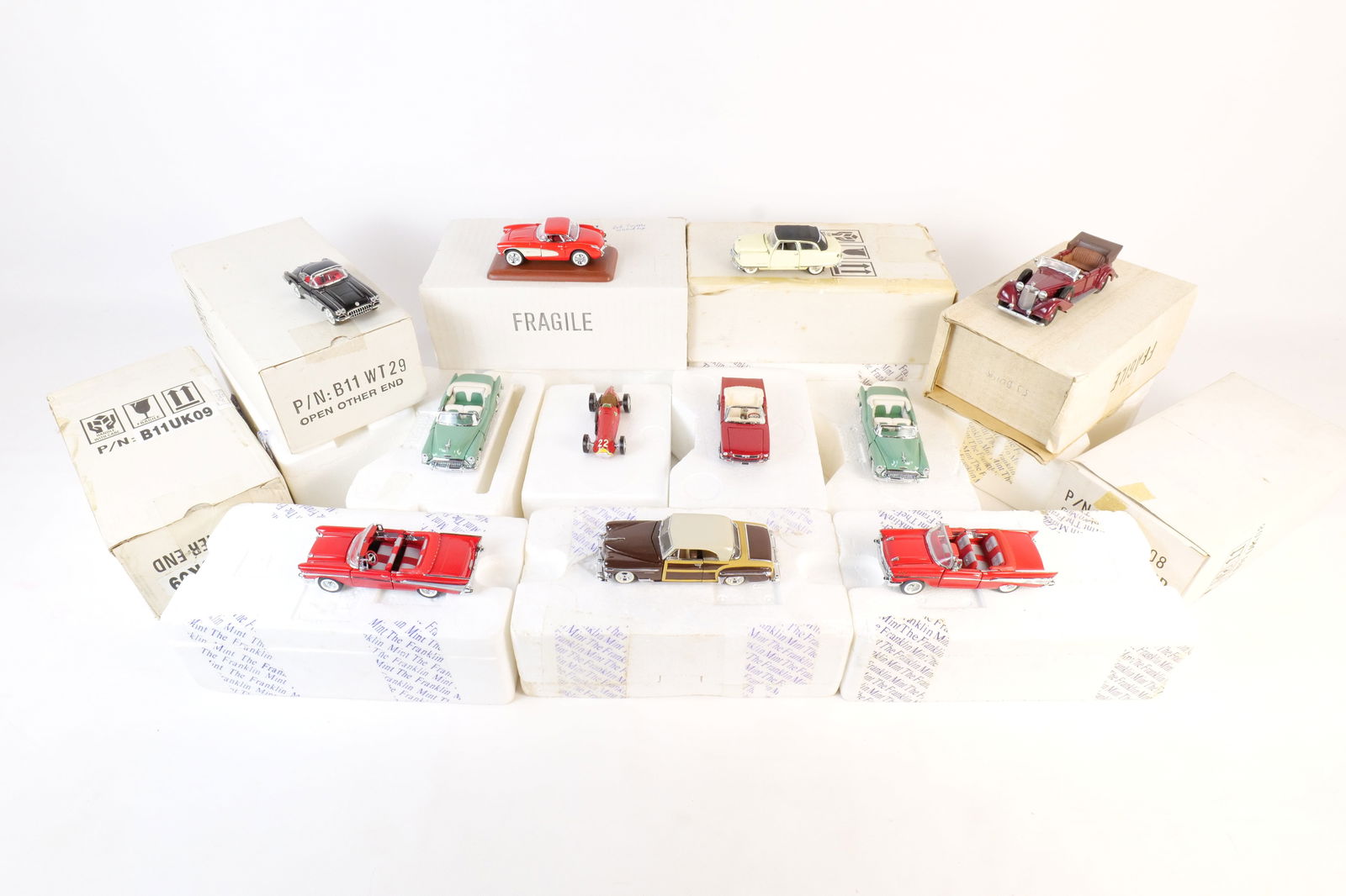 Lot of 10 Franklin Mint 1:43 Scale Diecast (1 of 17)