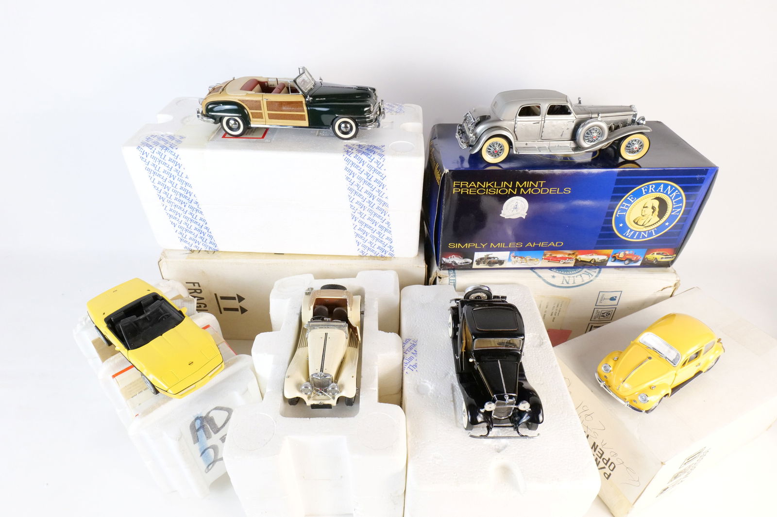 Lot of 6 Franklin Mint 1:24 Scale Diecast Cars (1 of 17)