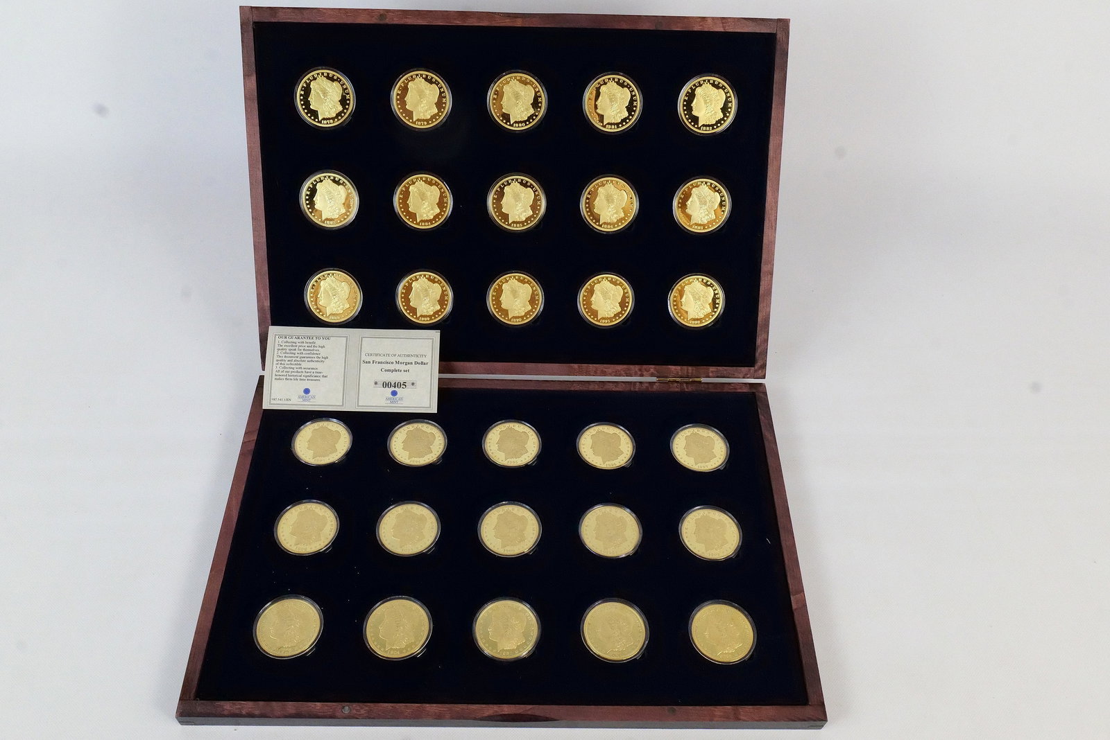 US San Francisco Morgan Dollar Complete Set (1 of 10)