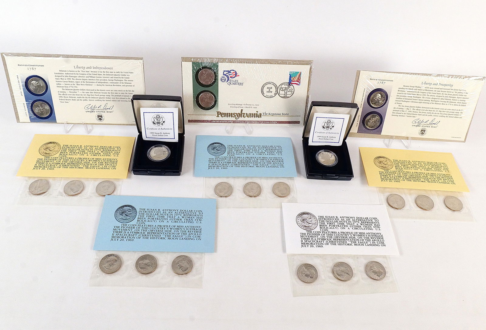 1979-1999 Collection of Dollar and Quarter Coins (1 of 10)