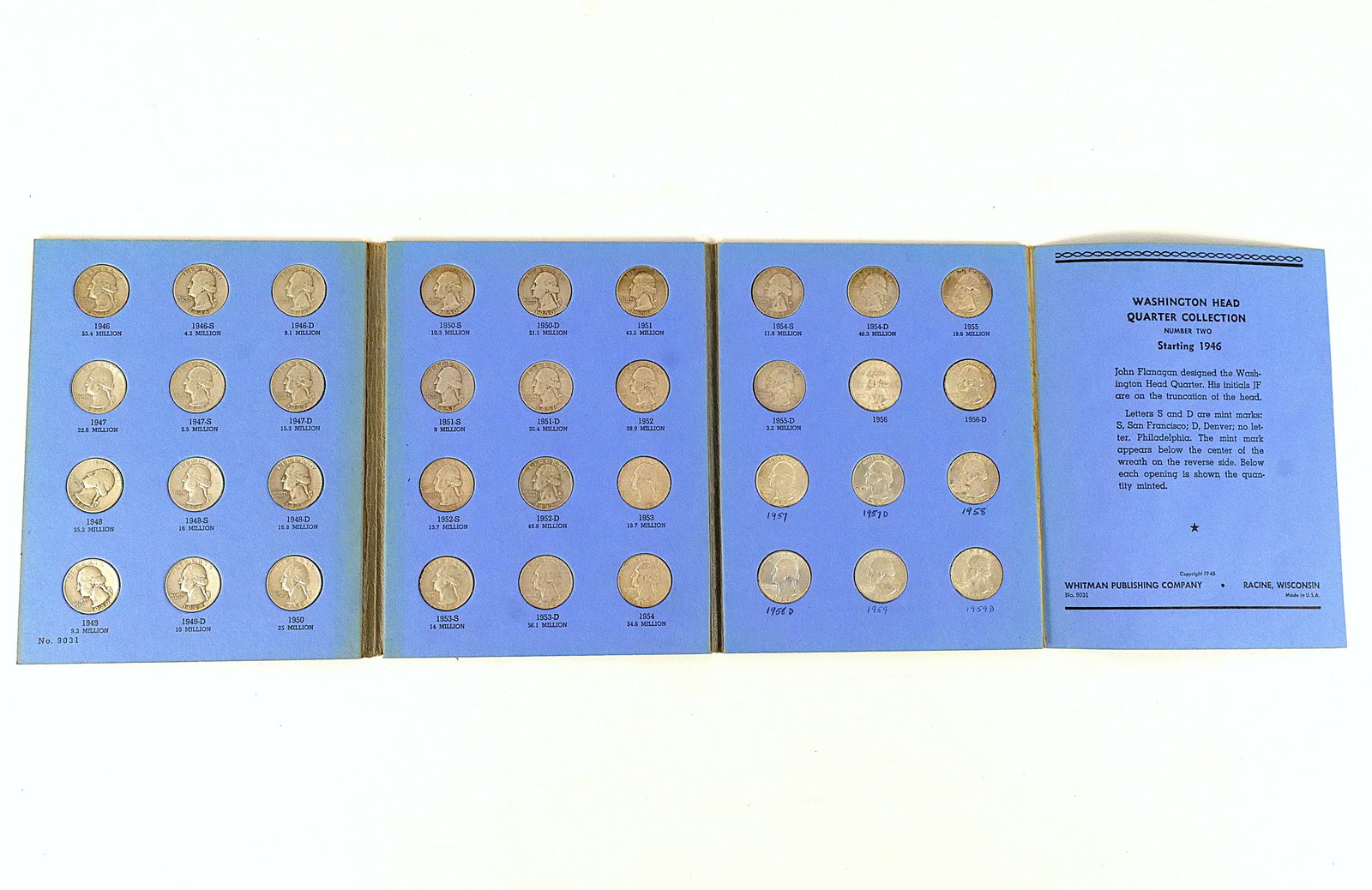 US 1946-1959 Washington Quarter Collection (1 of 7)