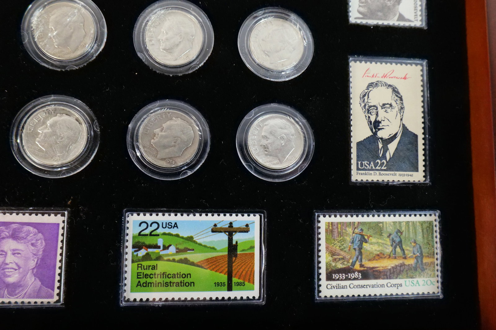 US 1946-1964 Roosevelt Dime Collection - 9