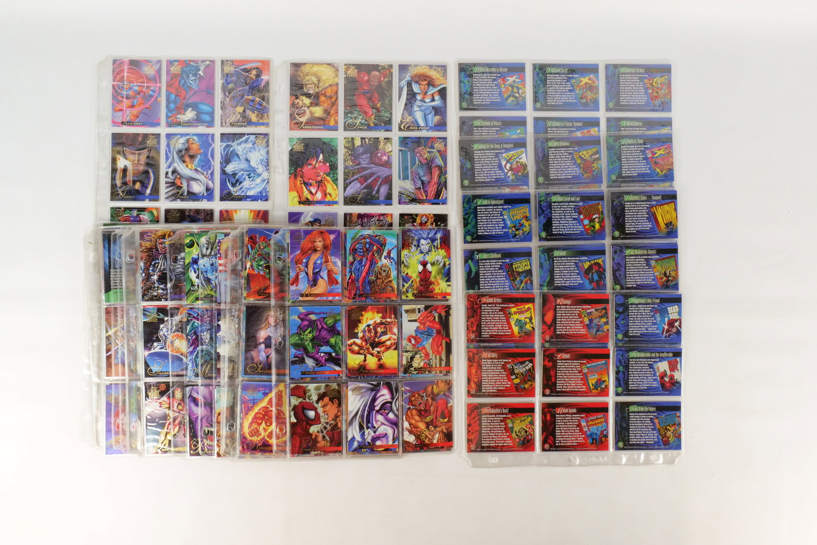 Marvel 1995 Flair Annual Trading Card Set: Marvel 1995 Flair Annual Trading Card Set. Includes 1-150, Holoblast #1, 2, 4-6, & 8-12, Duo-Blast #1-3, Chromium #1-12, and Power Blast 1-24. All invoices must be paid within 24 hours of the sale. We