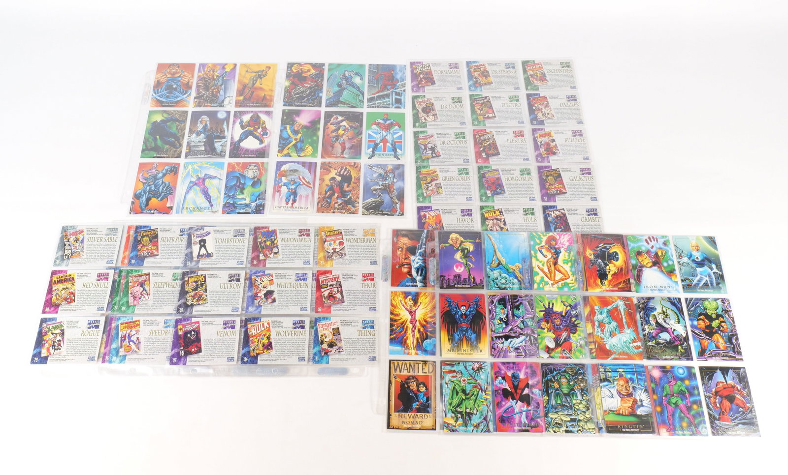 1992 Marvel Masterpieces Trading Card Set: 1992 Marvel Masterpieces Trading Card Set. Including #1-100, Bonus Cards #1-5, Extra Spidey/Venom Bonus, and 4 Promo/Prototypes. All invoices must be paid within 24 hours of the sale. We offer multipl