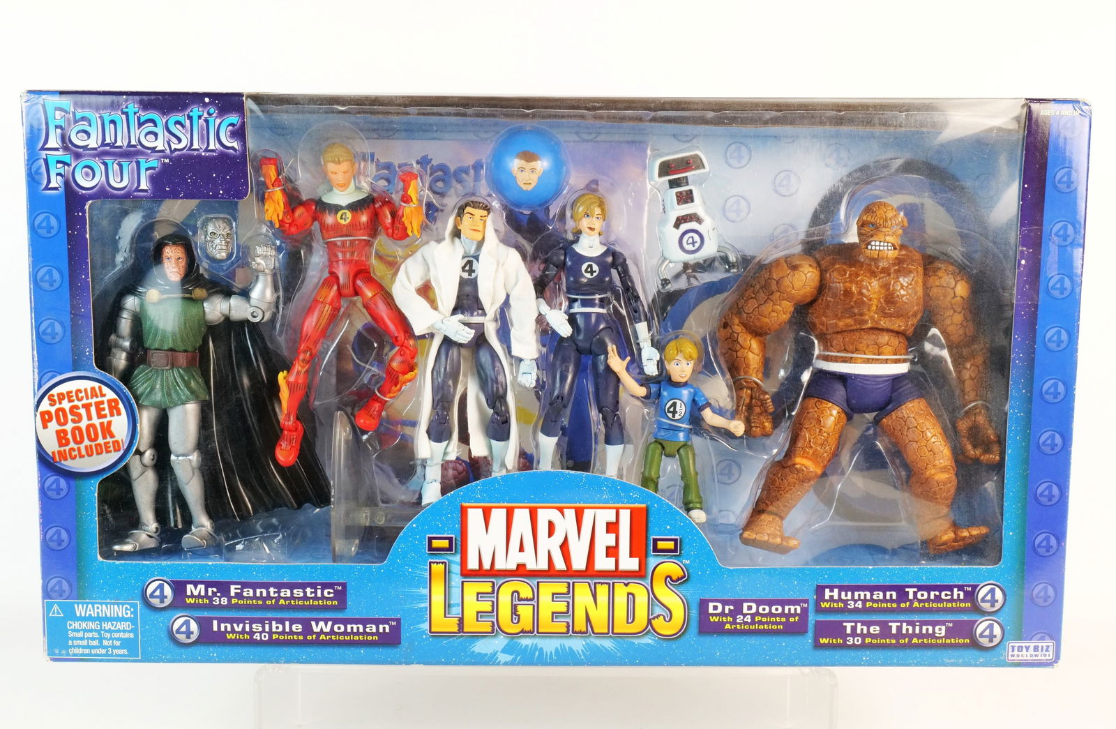 Marvel Legends Fantastic Four Box Set: Marvel Legends Fantastic Four Box Set. Includes Mr. Fantastic, Invisible Woman, Dr. Doom, Human Torch, and The Thing. New in Box. All invoices must be paid within 24 hours of the sale. We offer multip