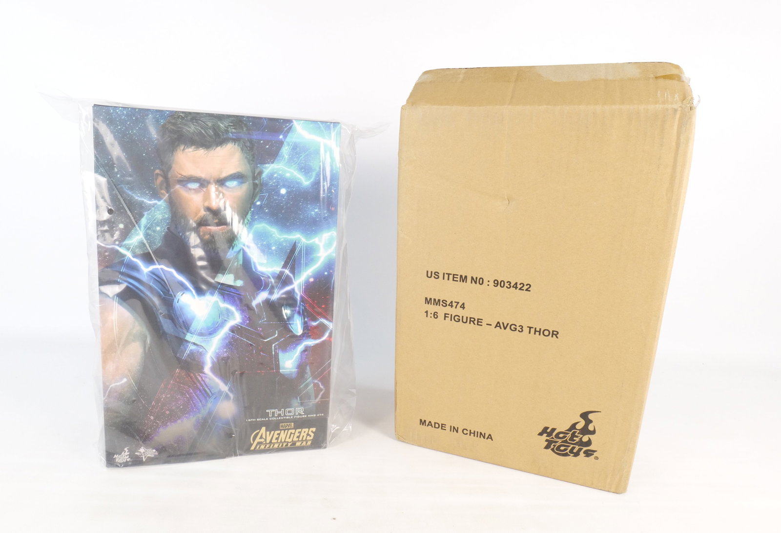 Hot Toys Infinity War Thor 1/6 Scale Figure: Hot Toys Marvel Avengers Infinity War Thor 1/6 Scale Collectible Figure. MMS 474. New in box with Shipper. All invoices must be paid within 24 hours of the sale. We offer multiple shipping options, pl