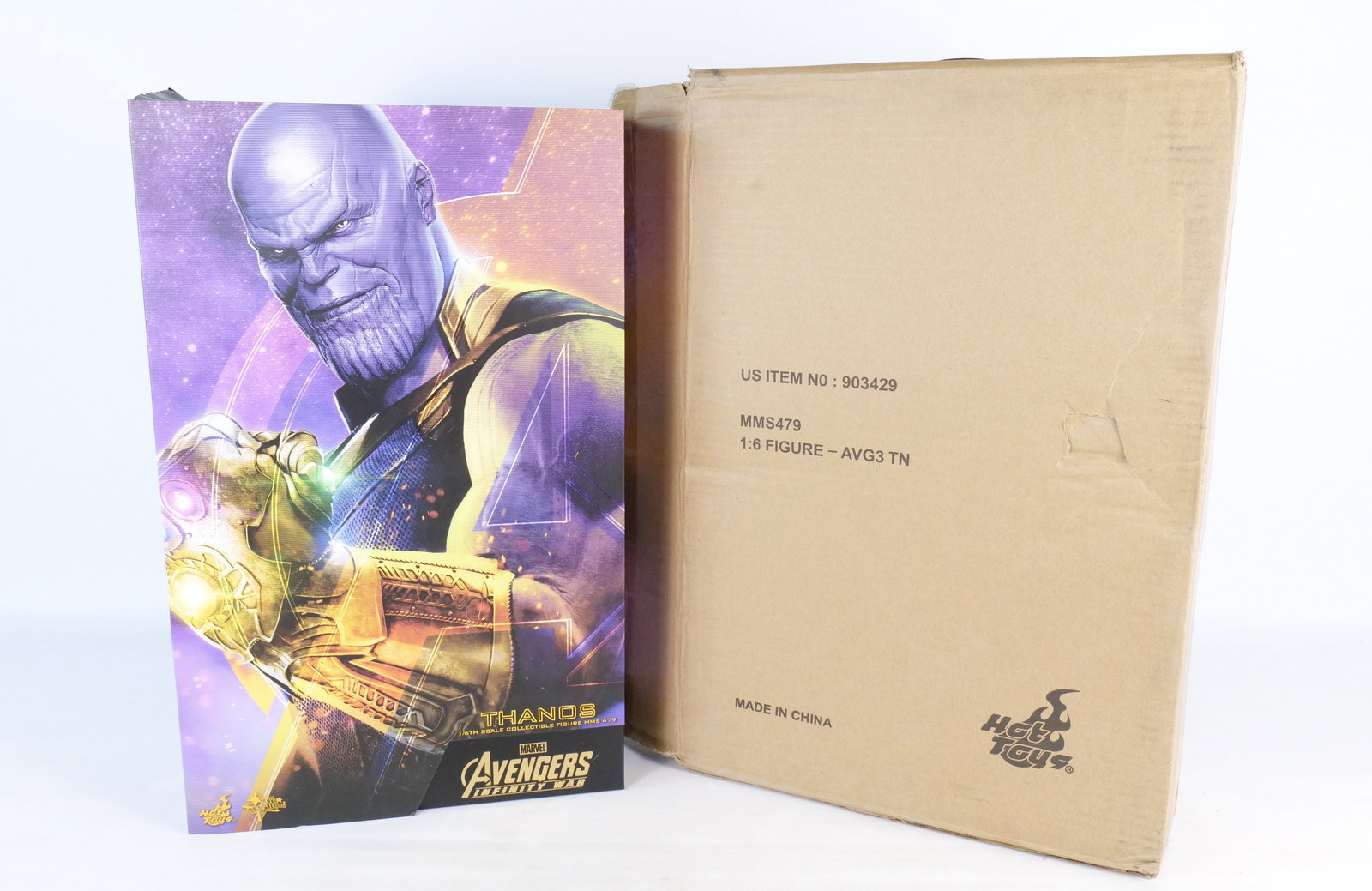 Hot Toys Marvel Avengers Infinity War Thanos 1/6 Scale Collectible Figure: Hot Toys Marvel Avengers Infinity War Thanos 1/6 Scale Collectible Figure. MMS 479. New in box with Shipper. All invoices must be paid within 24 hours of the sale. We offer multiple shipping options,