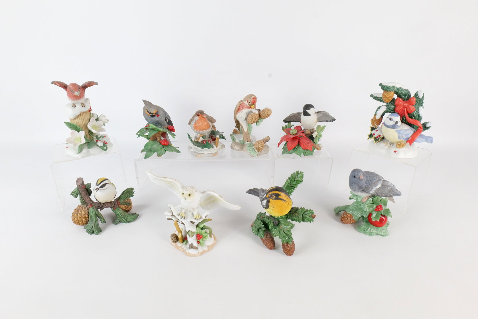 Lot of 10 Lenox Bird Figurines (1 of 19)