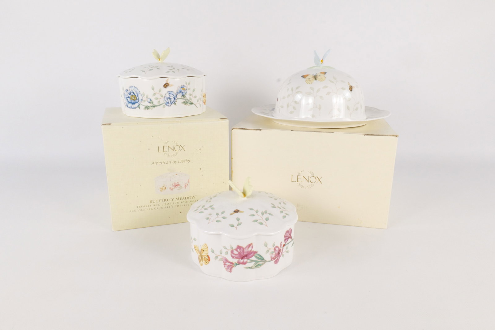 Lot of 3 Lenox Butterfly Meadow Items (1 of 20)