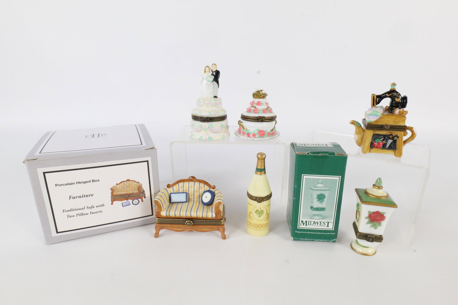 Lot of 6 PHB/Midwest Trinket Boxes (1 of 19)