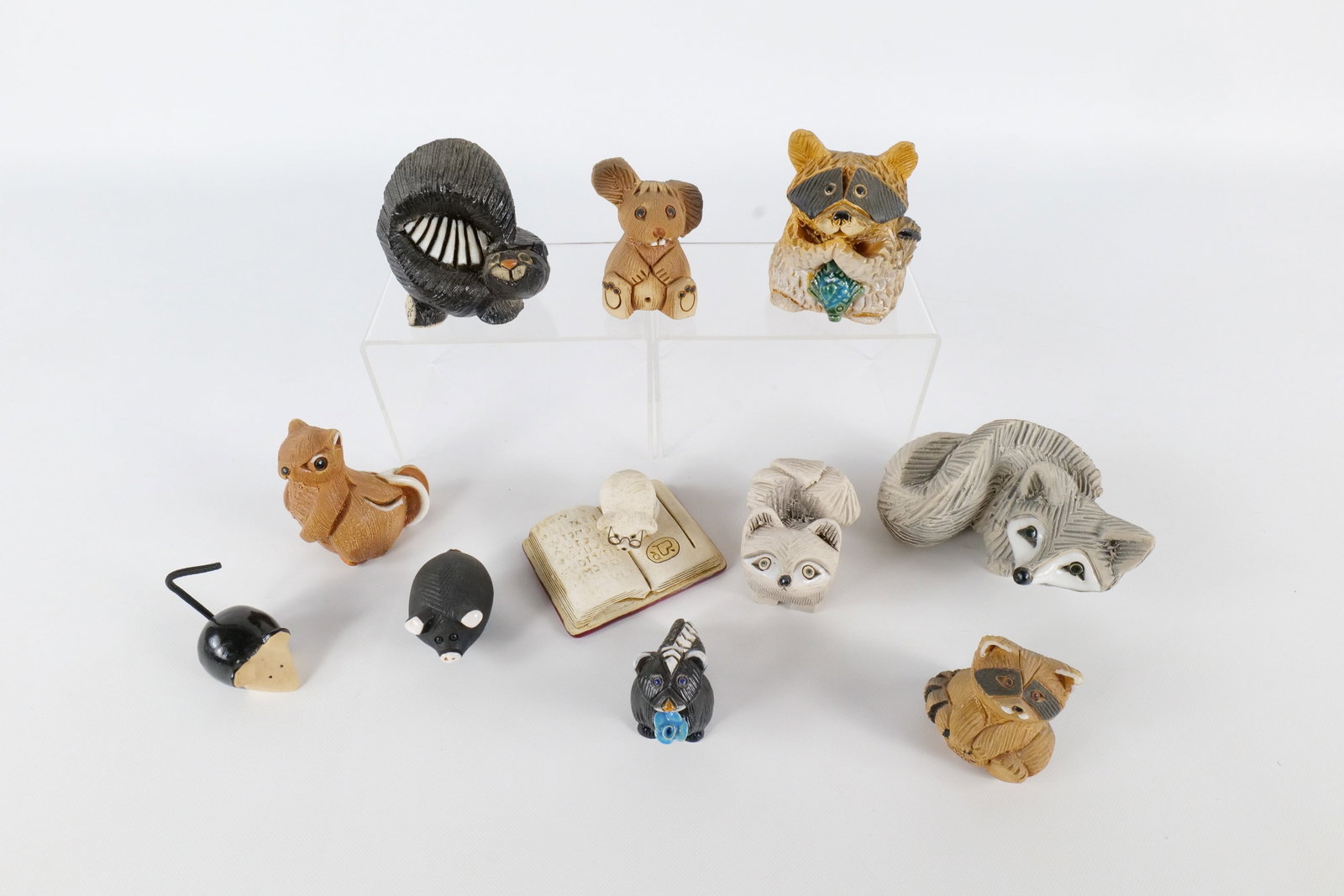 Lot of 11 Artesania Rinconada Carved Animal Figurines (1 of 17)