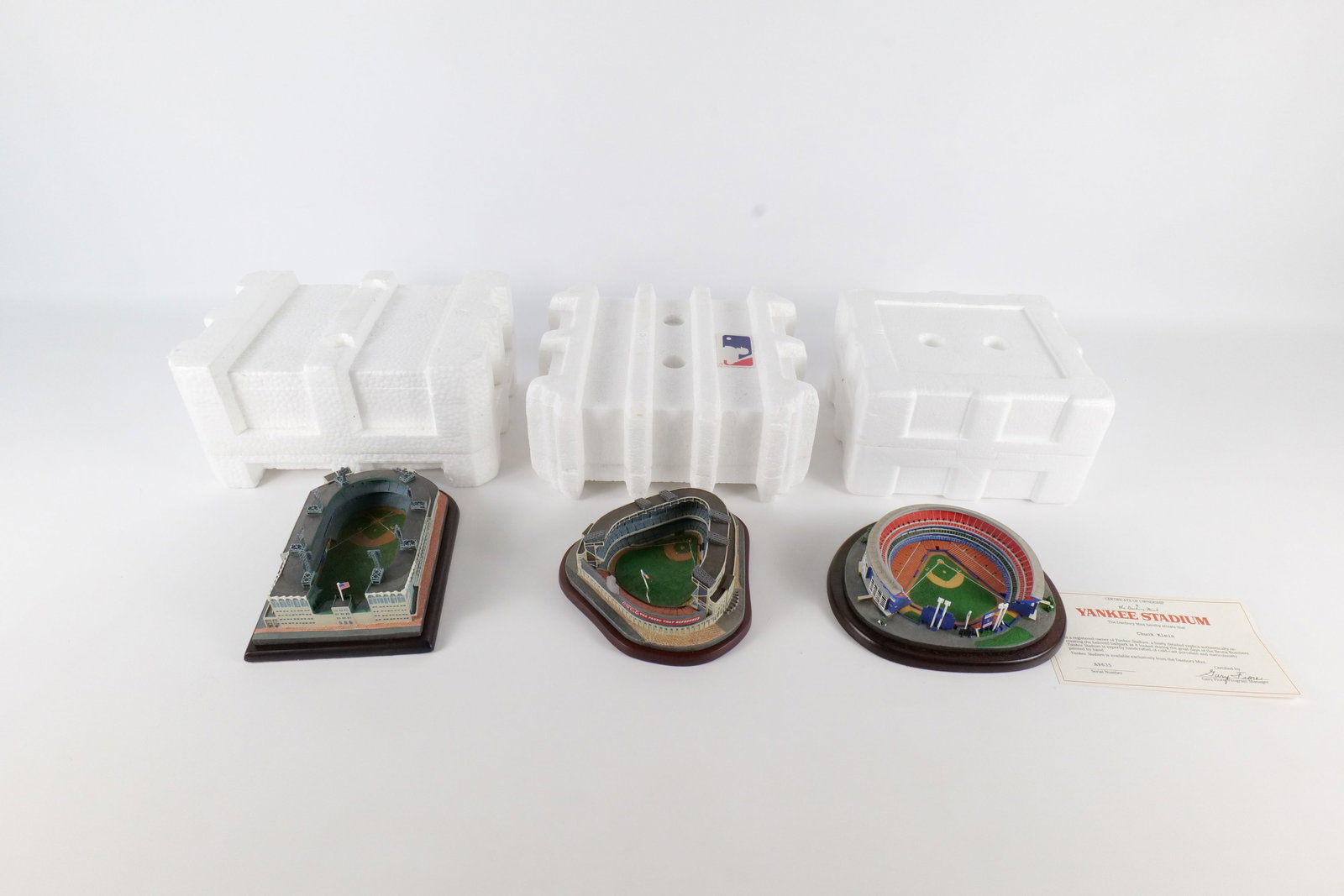 Lot of 3 Danbury Mint Replica Stadiums (1 of 20)