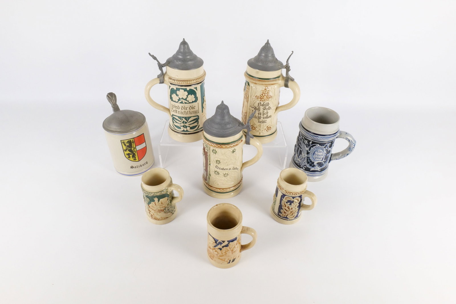 Group Lot of German Steins, Mugs, and Cups (1 of 20)