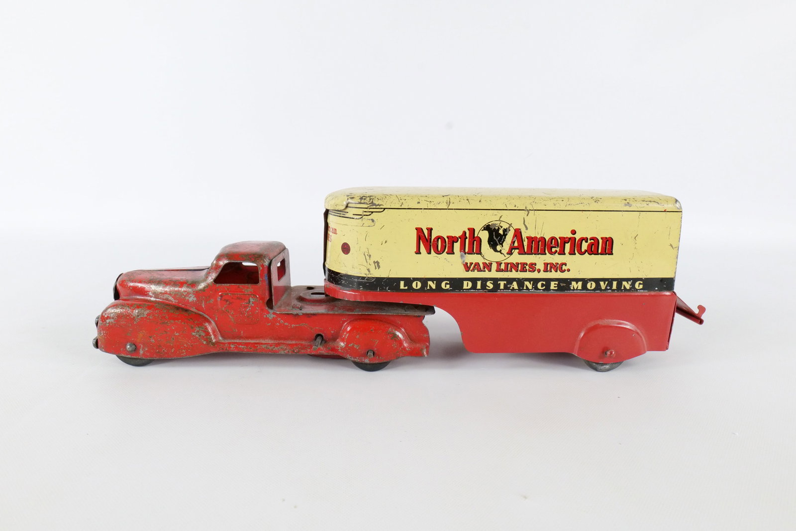 Vintage Marx Steel Wind Up North American Van Lines Truck (1 of 6)