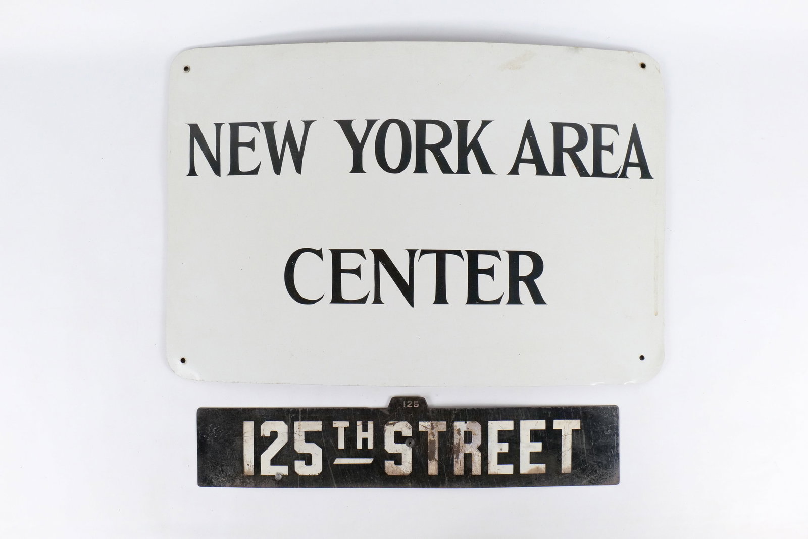 Vintage NYC Subway Transit Sign Lot (1 of 13)