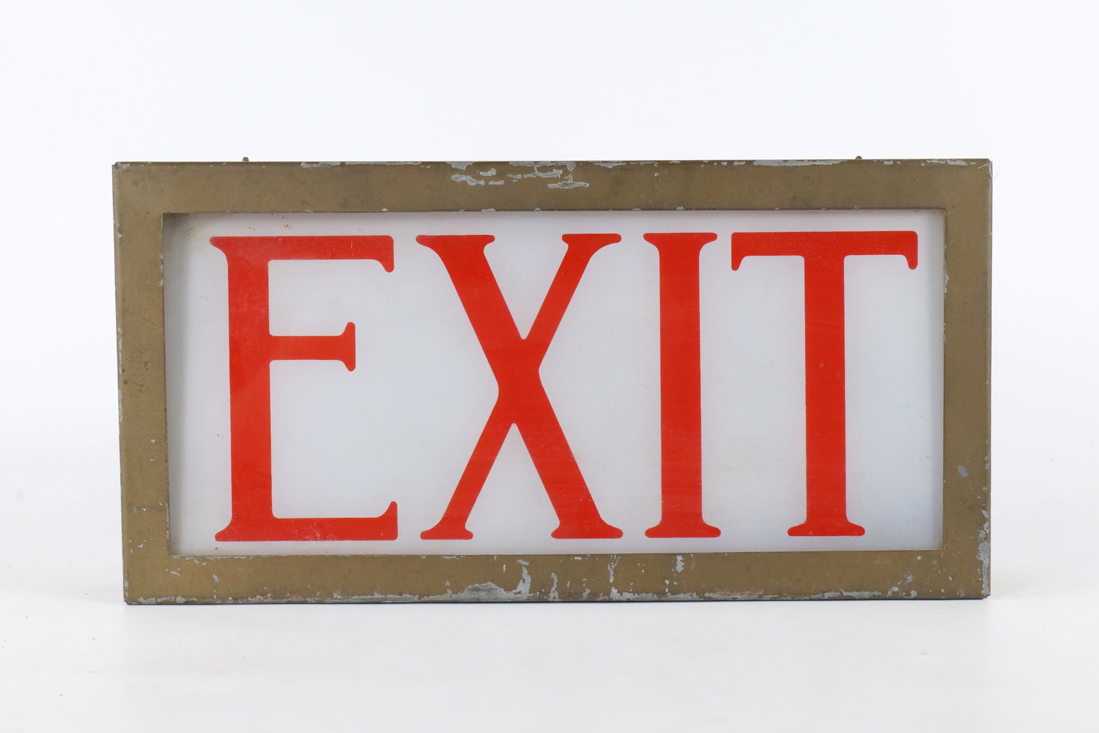 Vintage Industrial Lighted EXIT Sign (1 of 6)