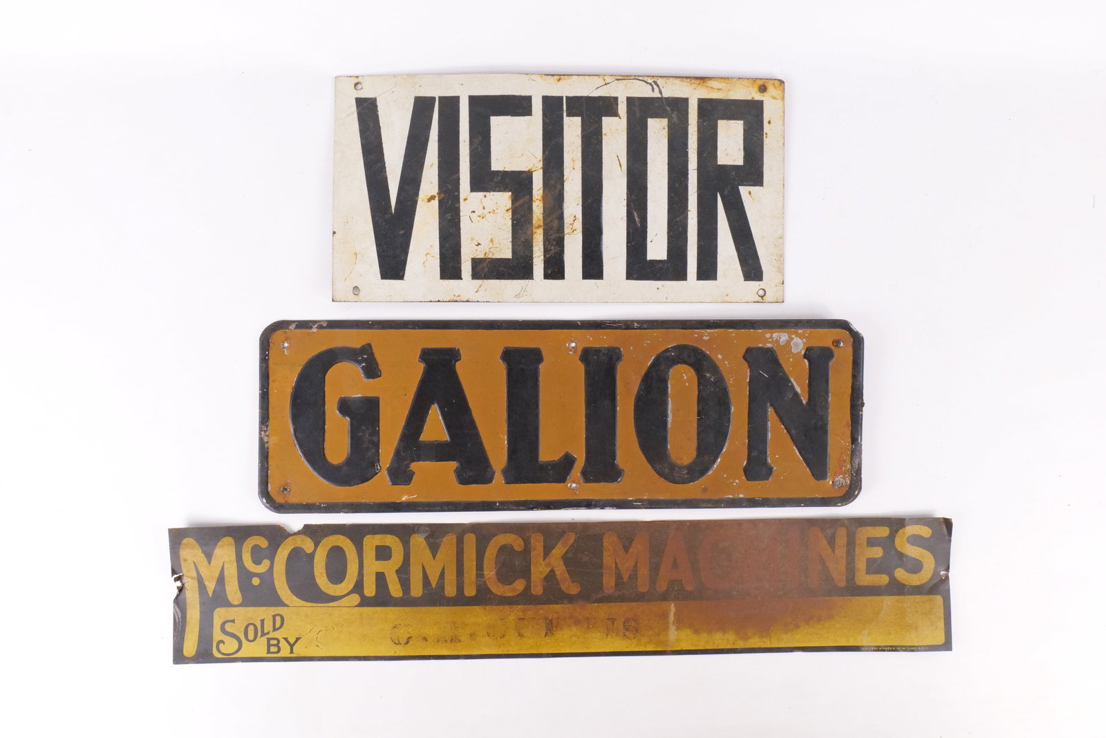 Vintage Industrial Sign Lot (1 of 15)