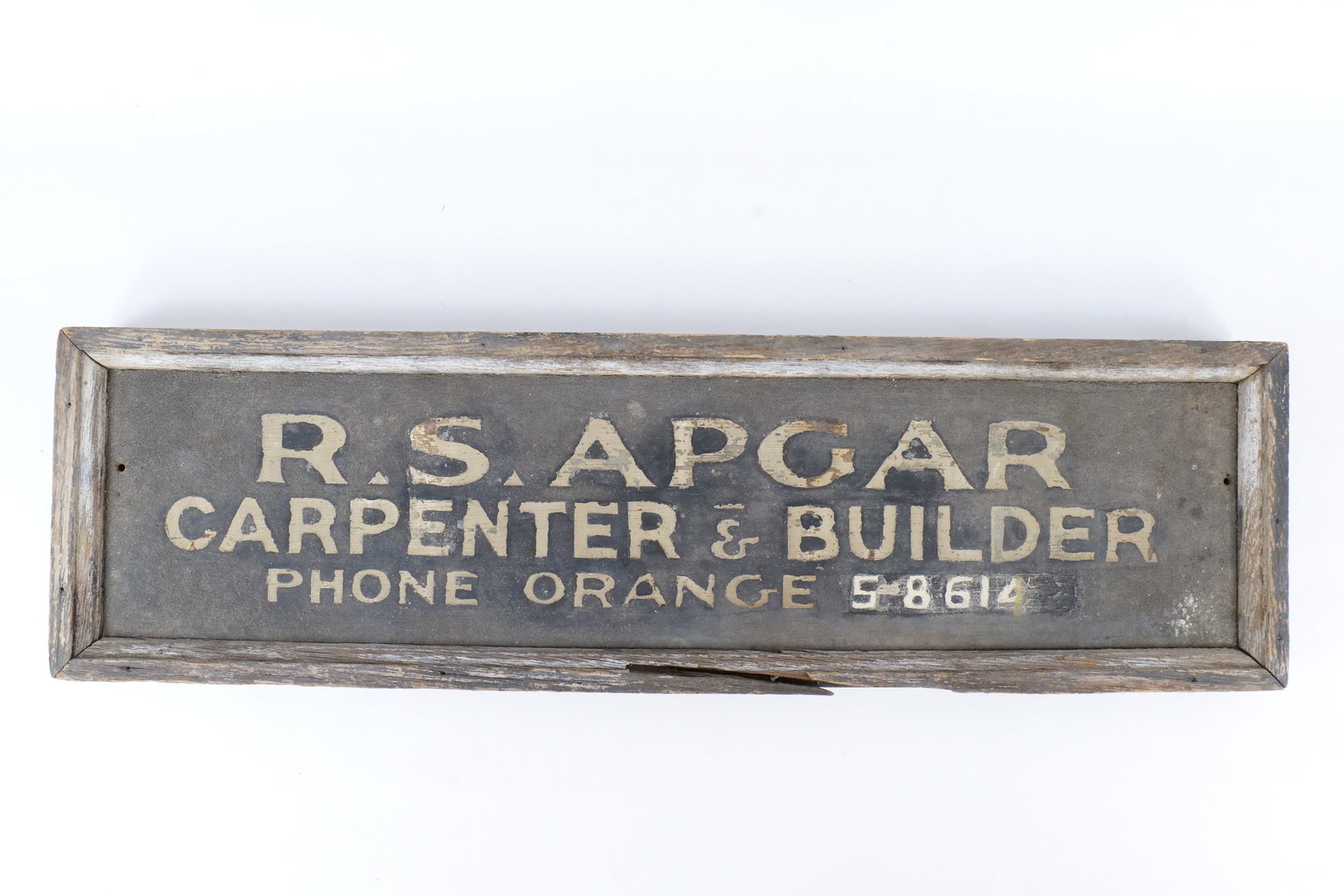 Vintage Hand Painted Metal and Wood Trade Sign (1 of 10)