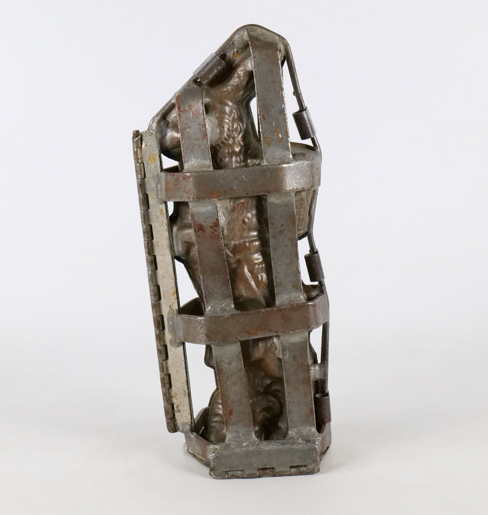 Antique Standing Rabbit Chocolate Mold with Basket (1 of 9)