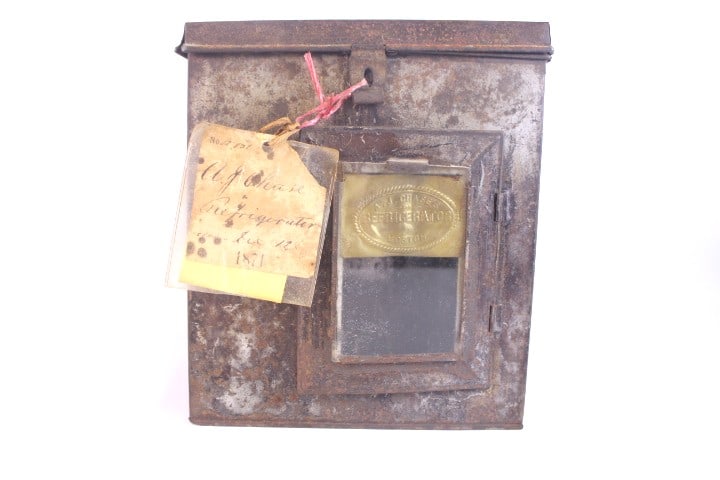 Original 1871 U.S. Patent Model A.J. Chase Refrigerator (1 of 10)