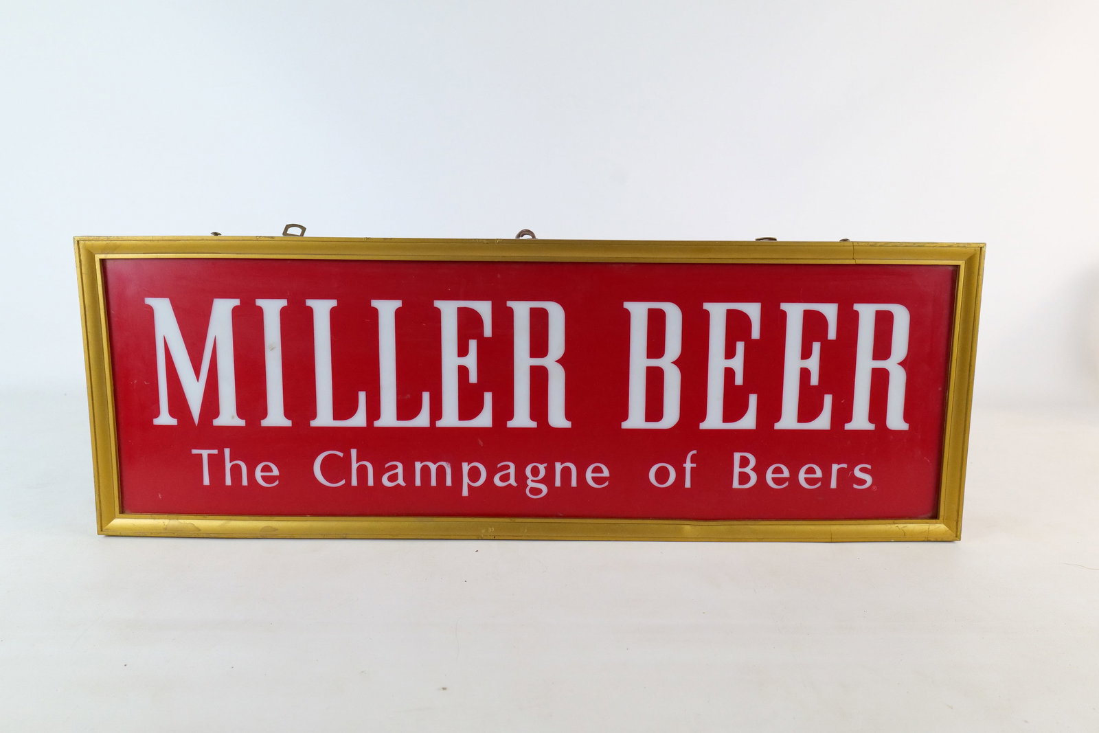 Vintage Miller Beer Lighted Sign - "The Champagne of Beers" (1 of 9)