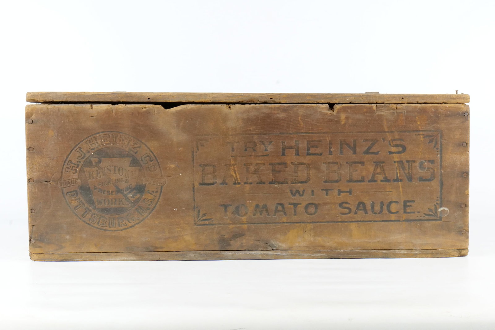 Antique Heinz Wood Shipping Crate (1 of 9)