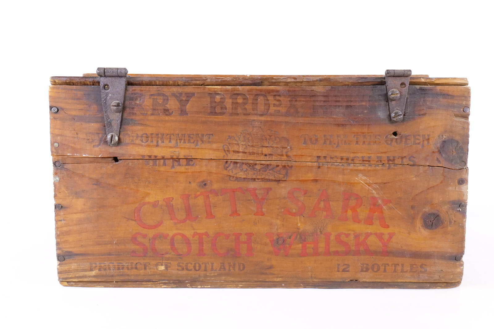 Vintage Cutty Sark Scotch Whisky Wood Crate (1 of 9)