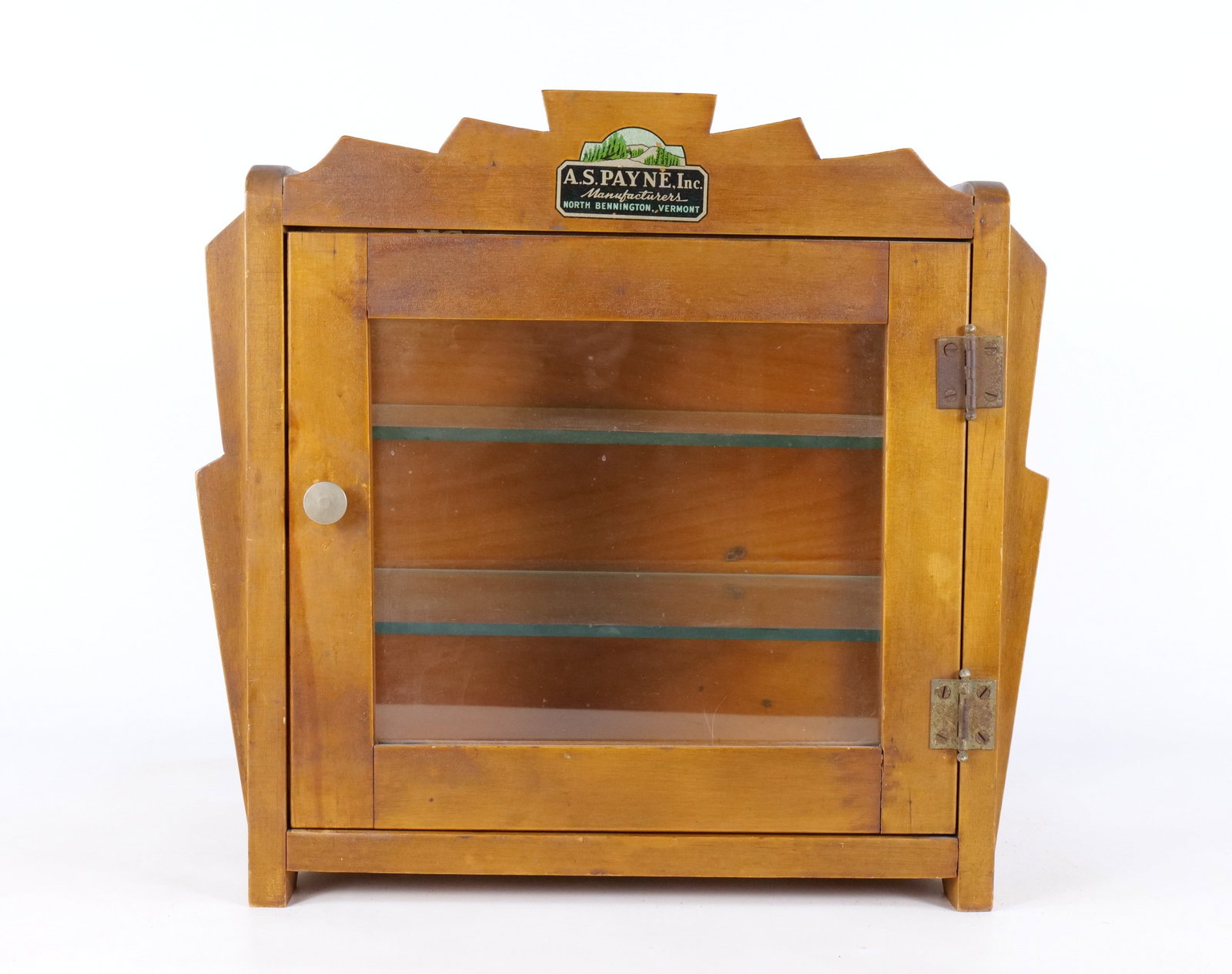 A.S. Payne, Inc. Art Deco Style Wood Countertop Display Cabinet (1 of 9)