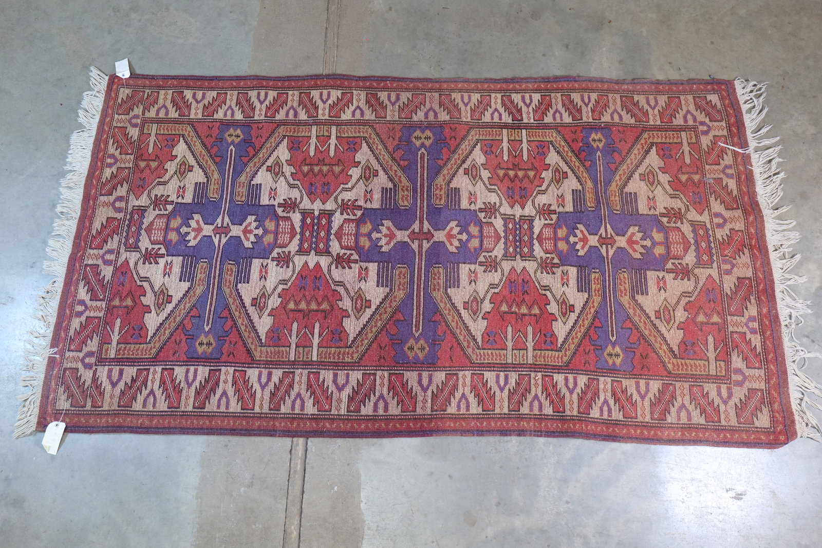 Vintage Hand-Knotted Tribal Runner - 10
