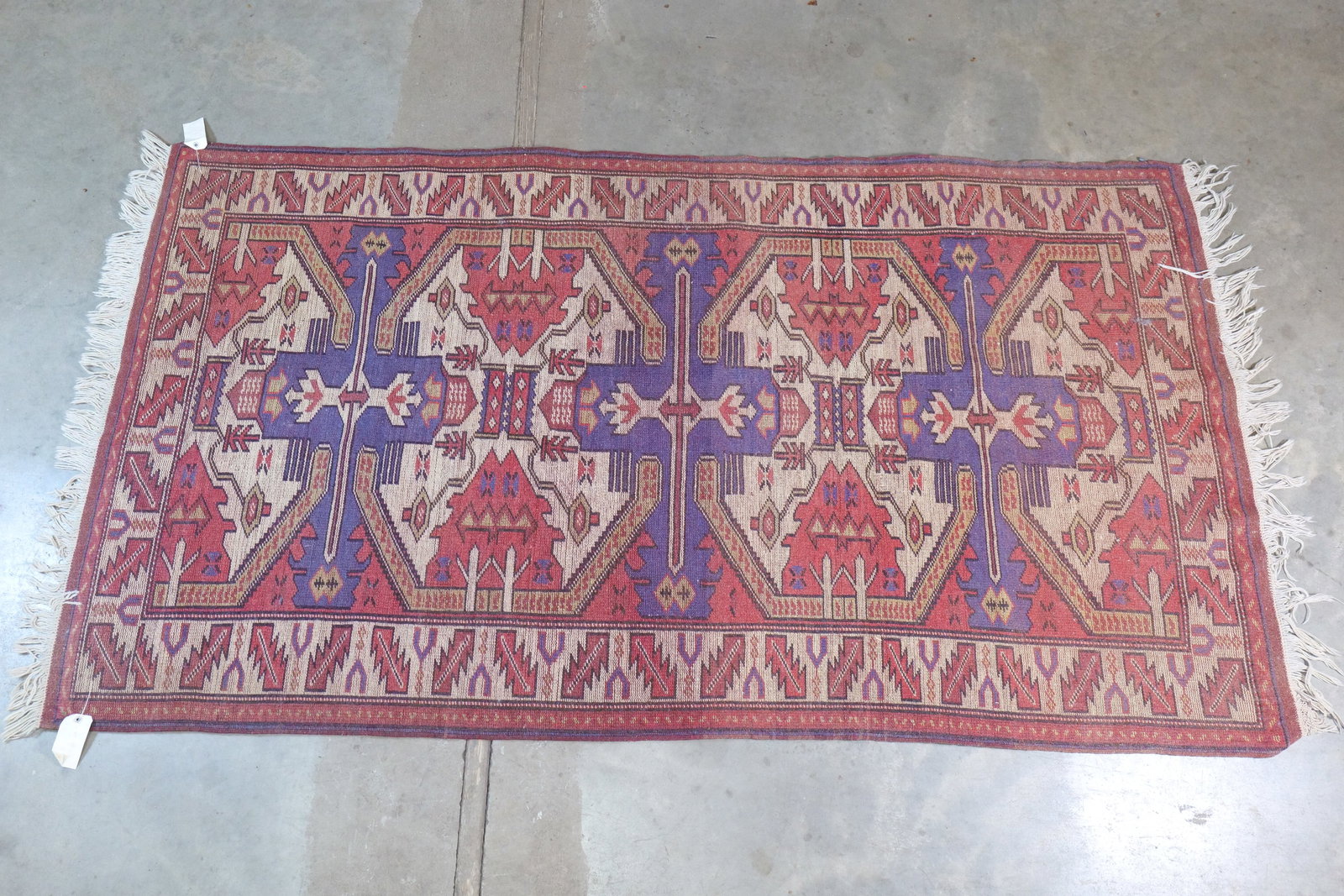Vintage Hand-Knotted Tribal Runner - 11