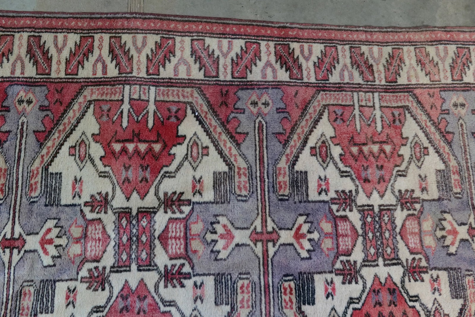 Vintage Hand-Knotted Tribal Runner - 4
