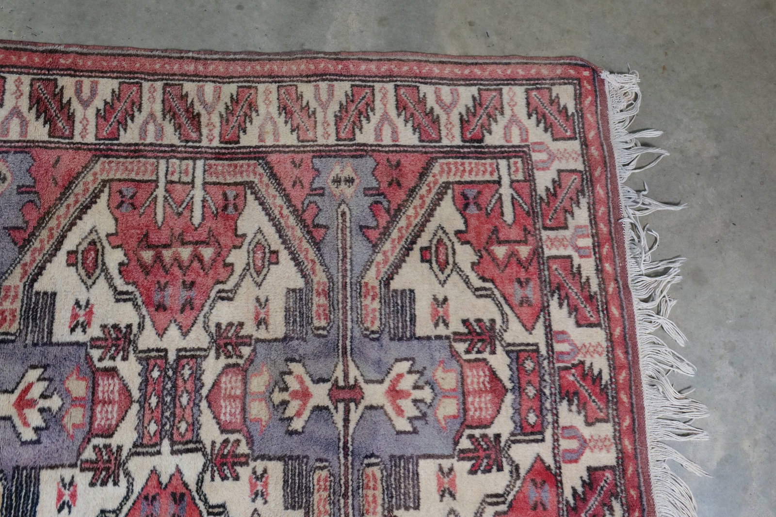 Vintage Hand-Knotted Tribal Runner - 6