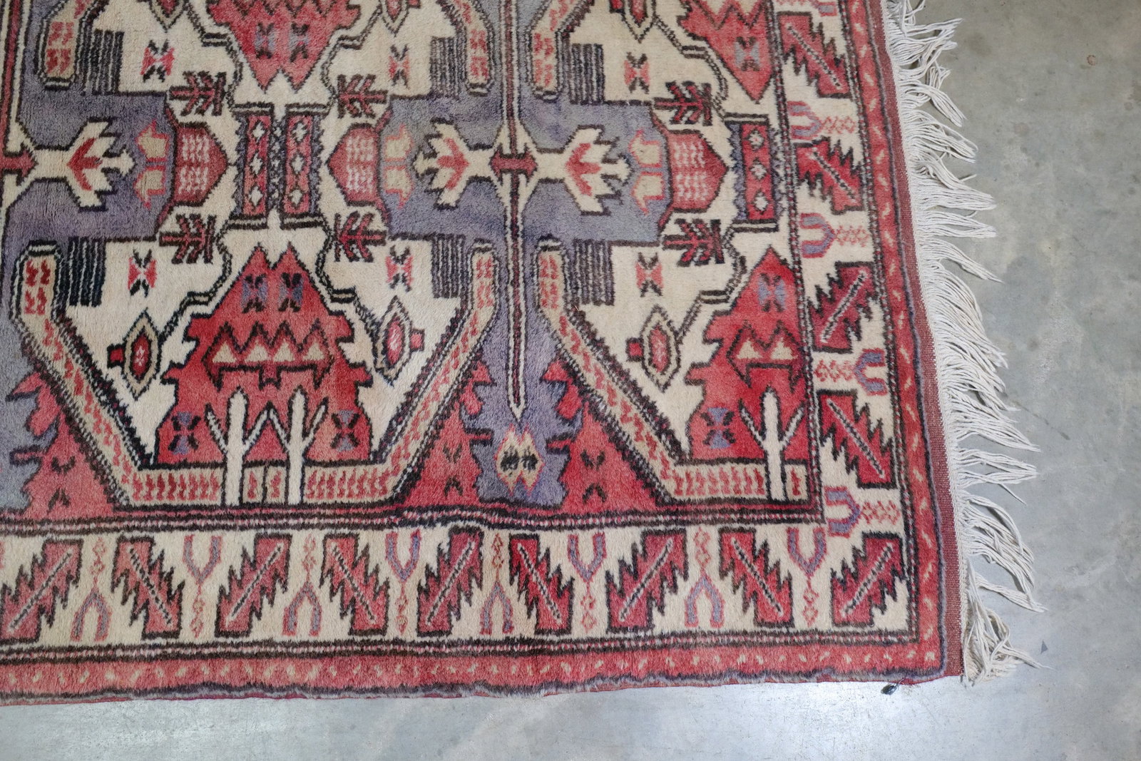 Vintage Hand-Knotted Tribal Runner - 7