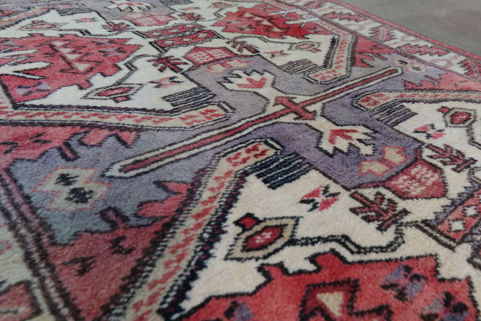 Vintage Hand-Knotted Tribal Runner - 9