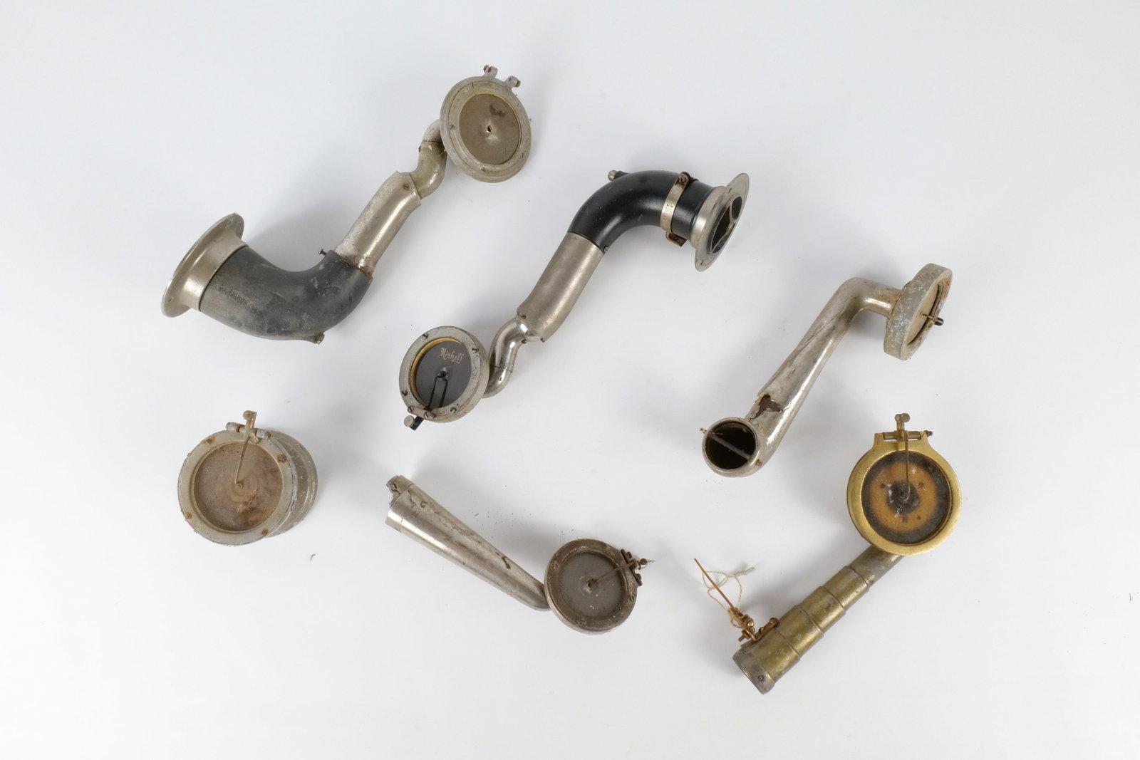 Antique Phonograph Parts Lot - Reproducers & Tone Arms (1 of 17)