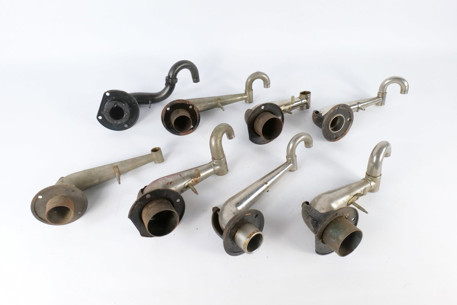 Lot of Antique Phonograph Tone Arm Assemblies and Parts (1 of 12)