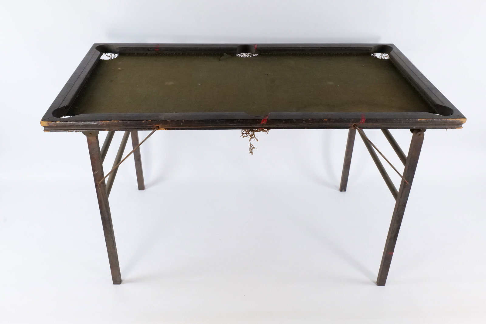 Antique E.T. Burrowes No. 34 Folding Toy Pool Table (1 of 16)