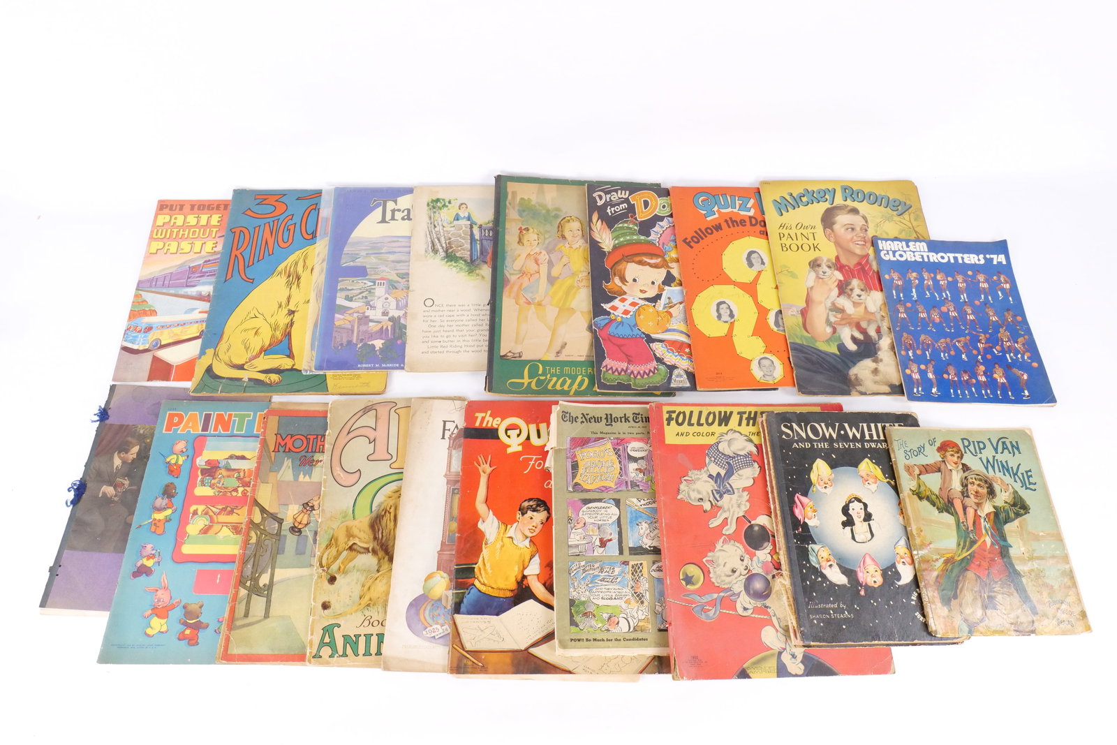 Large Lot of Vintage Children's Books and Ephemera (1 of 7)