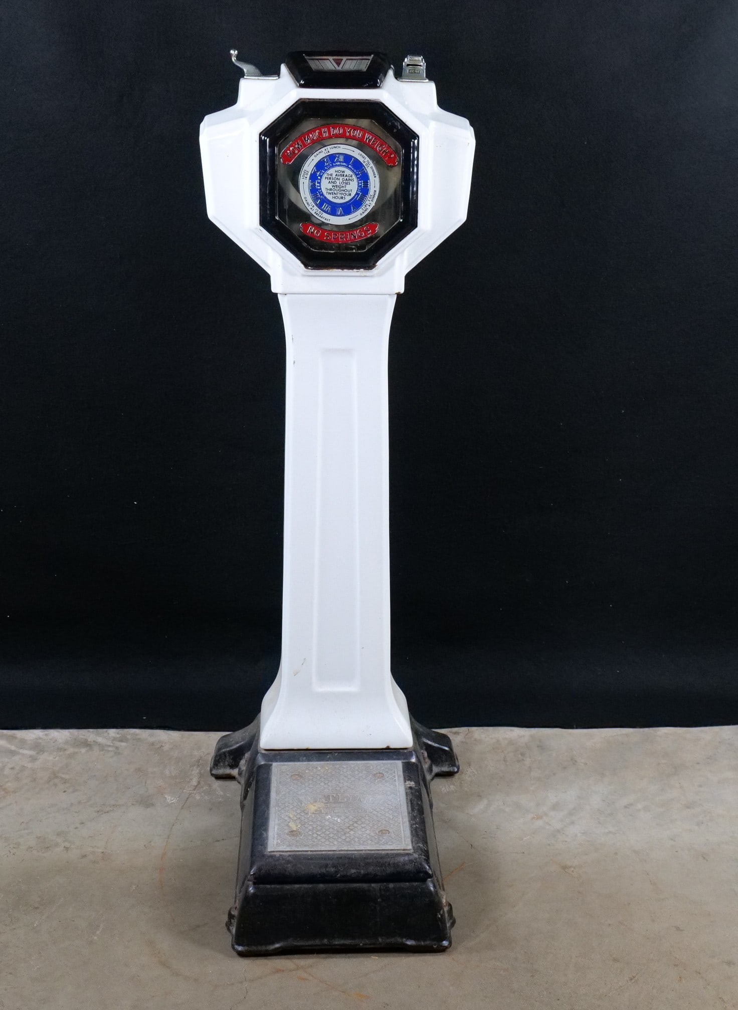 Vintage Watling "No Springs" Porcelain Scale - Chicago IL (1 of 10)