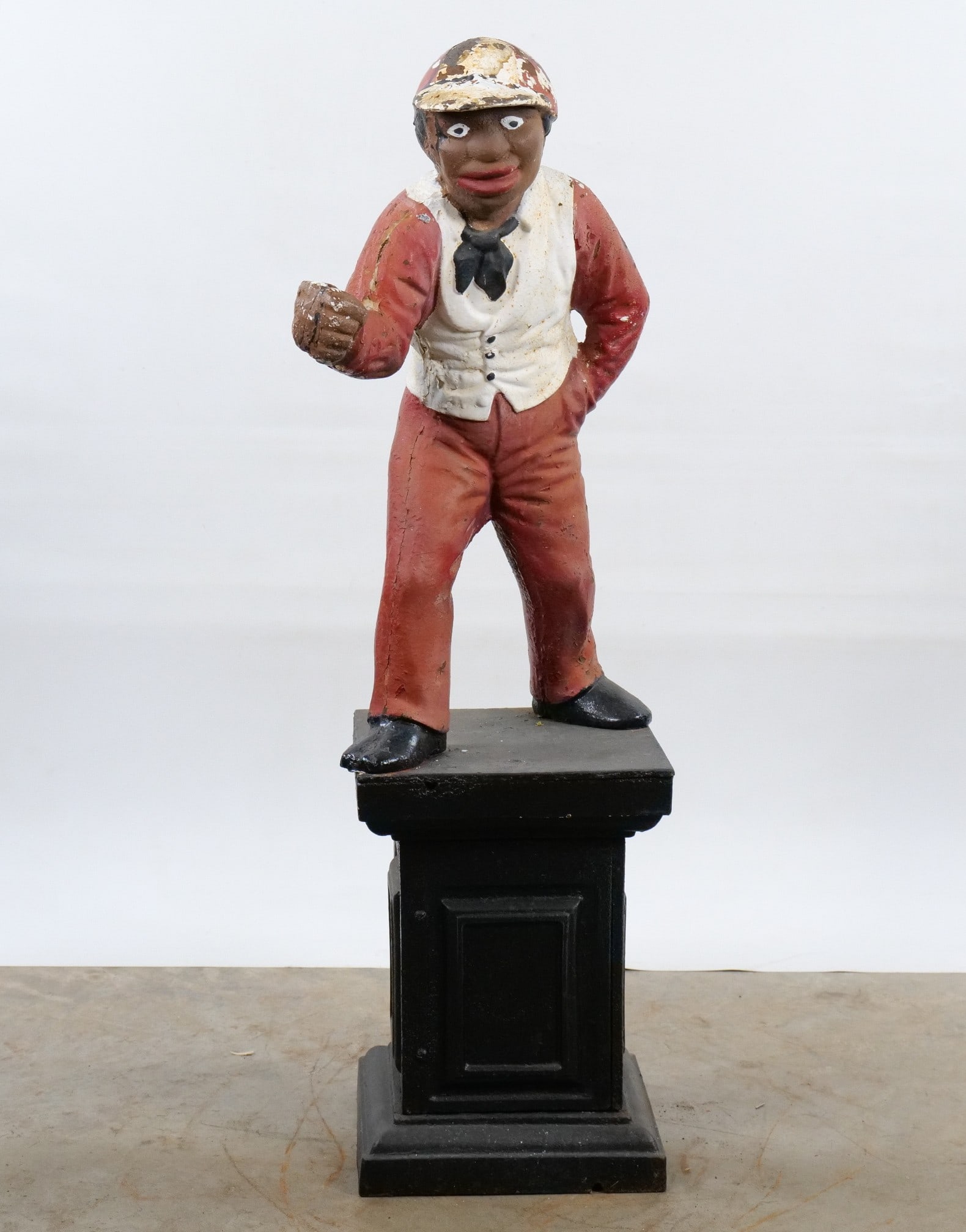 Vintage Cast Iron "Jocko" Lawn Jockey Hitching Post (1 of 8)