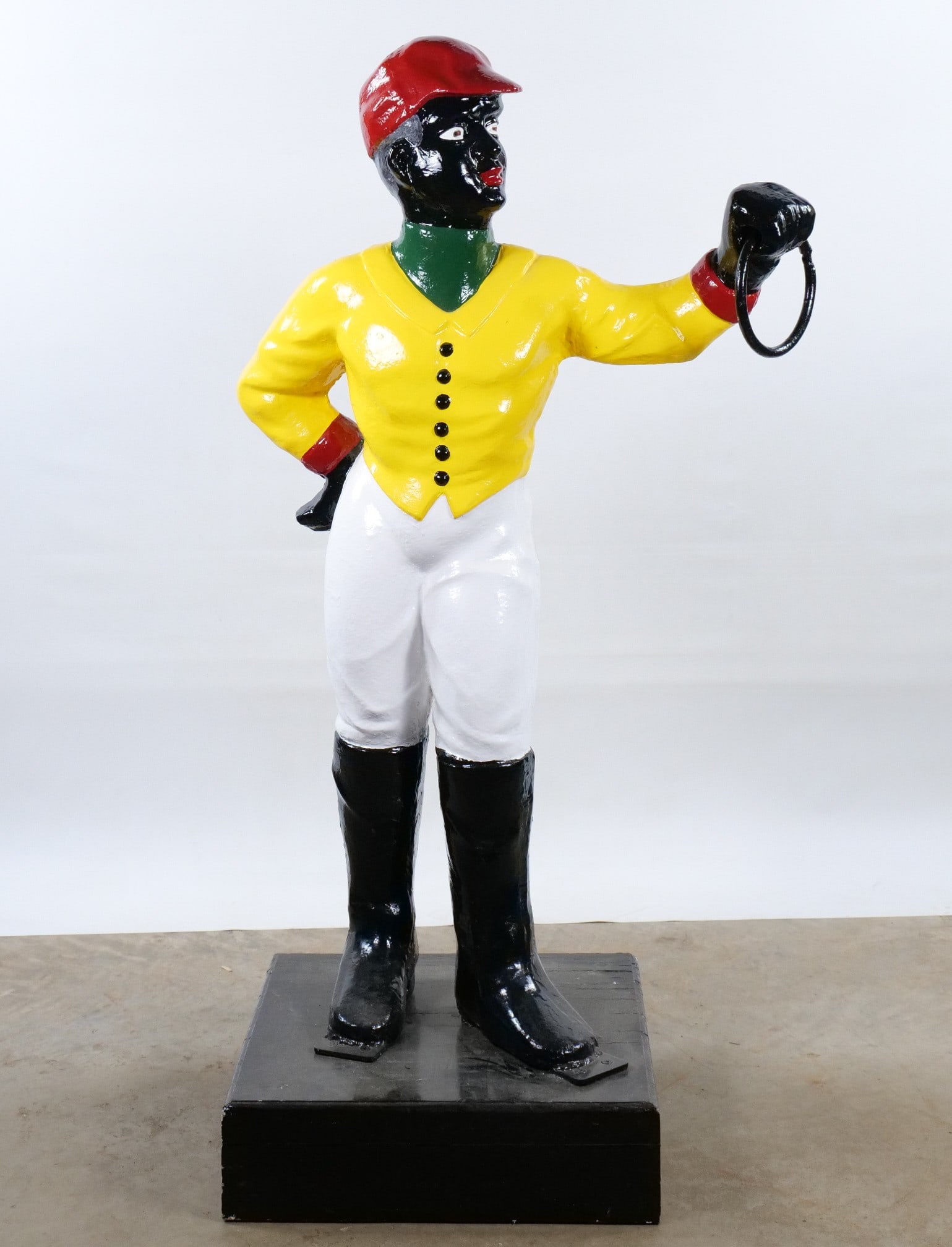 Vintage "Jocko" Style Oversized Lawn Statue - Cast Metal (1 of 15)