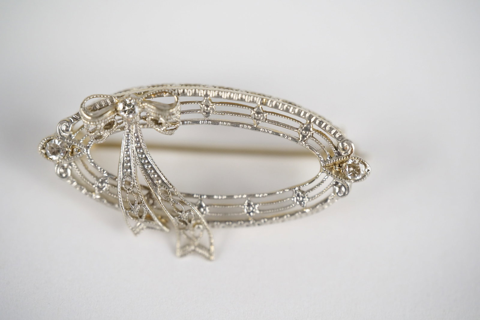 14K and Diamond Brooch (1 of 6)