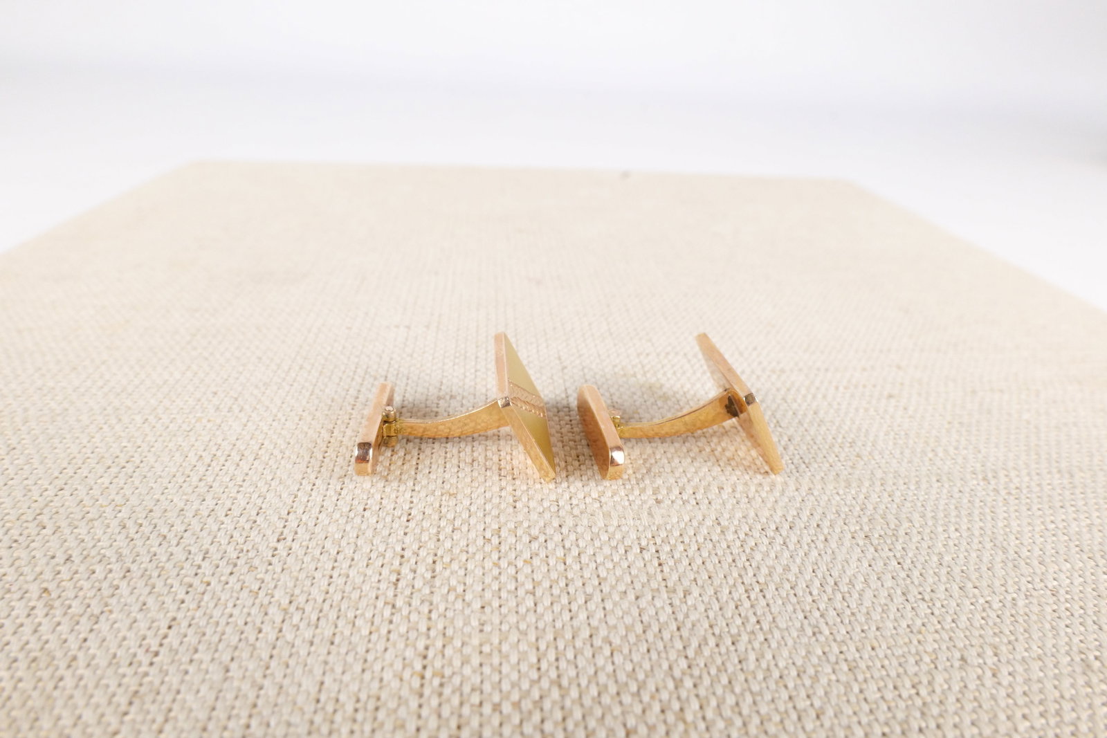 14K Yellow Gold Cufflinks - 7
