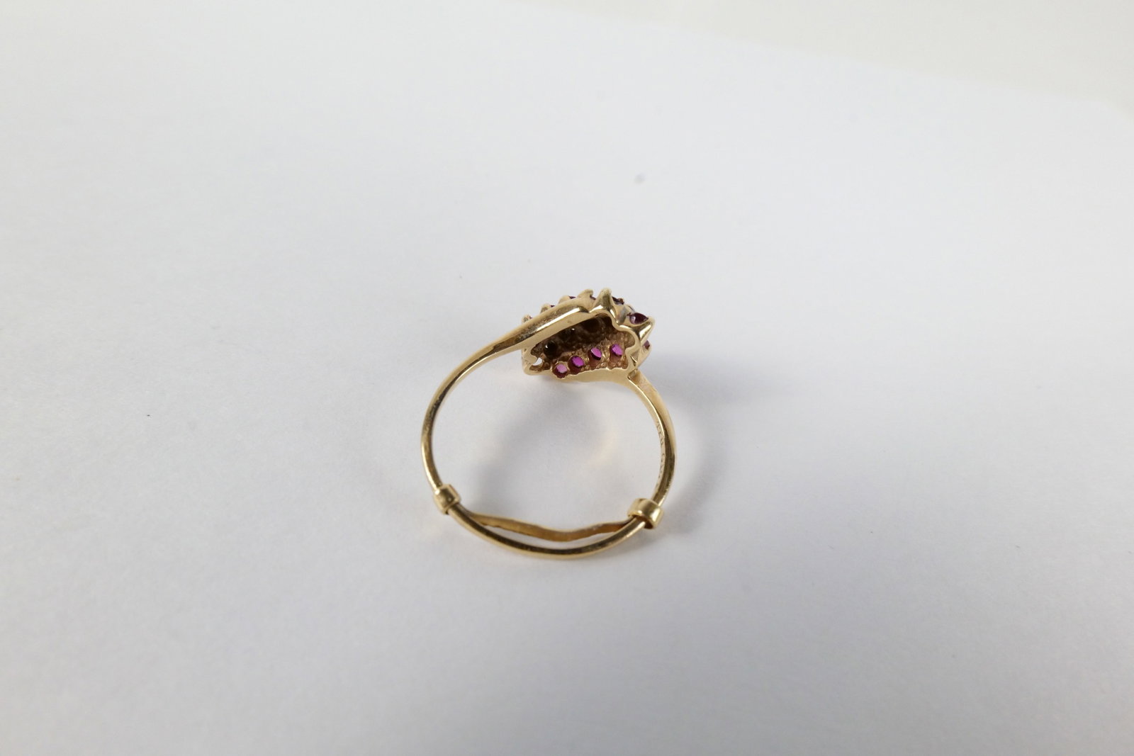 10K Diamond and Ruby Ring - 6